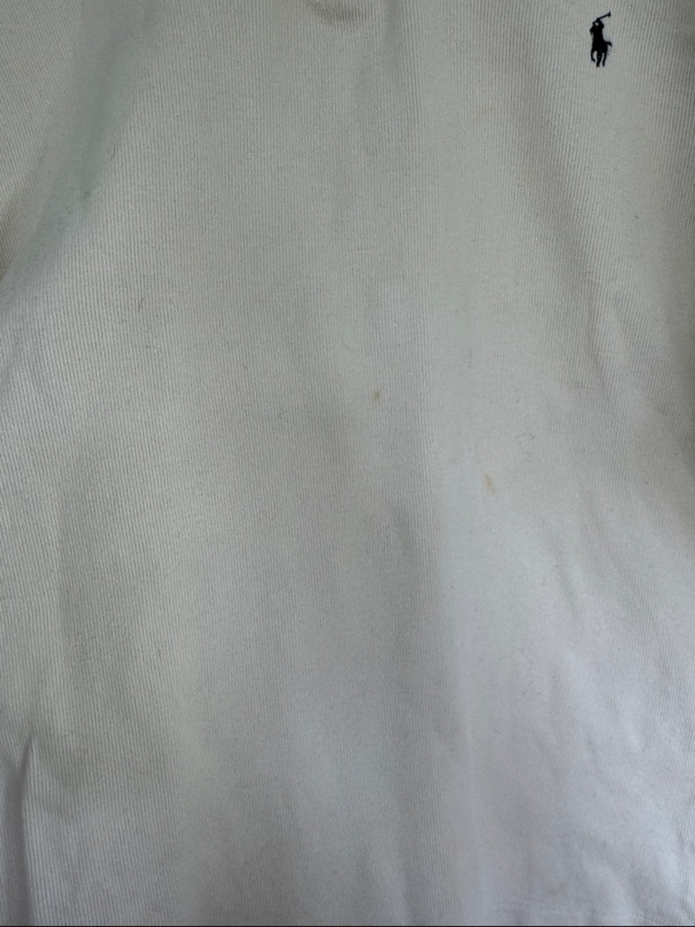 Vintage Polo Ralph Lauren Quarter Zip Pullover XXL Cream Project Piece - Picture 5 of 5